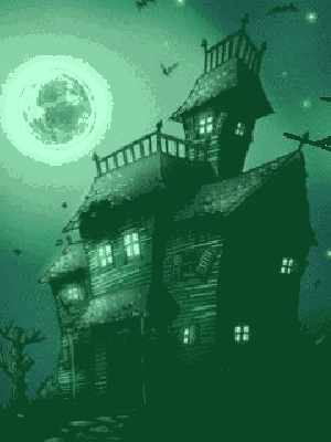 Straszny nawiedzony dom w Halloween